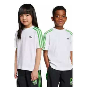 adidas Originals tricou de bumbac pentru copii culoarea alb, cu imprimeu, JW5329 imagine