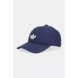 adidas Originals șapcă de baseball din bumbac culoarea bleumarin, JV7391 imagine