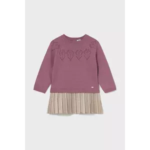 Mayoral rochie bebe culoarea roz, mini, evazați, 2908 imagine