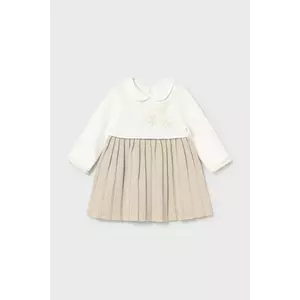Mayoral Newborn rochie bebe culoarea bej, mini, evazați, 2804 imagine
