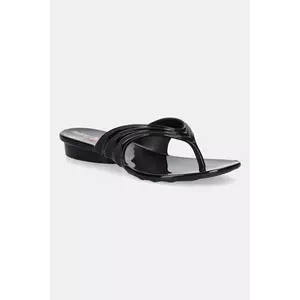 Melissa slapi MELISSA FLIP FLOP DIESEL AD culoarea negru, cu toc plat, M 36151 imagine