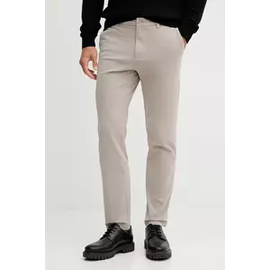 BOSS pantaloni culoarea bej, cu fason chinos, 50543304 imagine