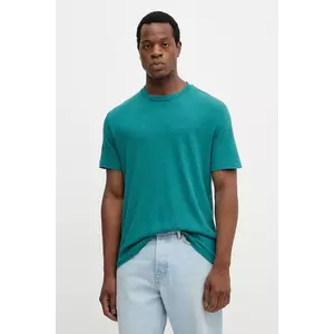United Colors of Benetton tricou de in culoarea verde, uni, 3UTFU10B1 imagine