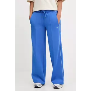Puma pantaloni de trening din bumbac uni, 632332 imagine