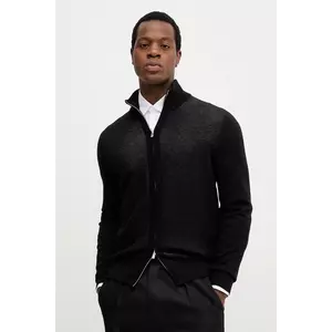 BOSS cardigan din lână culoarea negru, 50543153 imagine