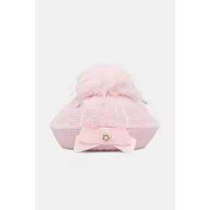Jamiks caciula din lana pentru copii KATHRINE II culoarea roz, JZH272 imagine