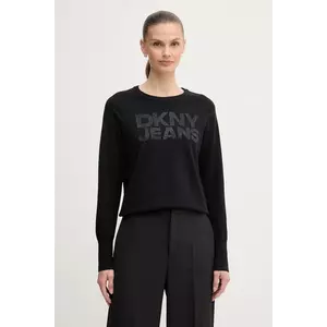 Dkny pulover culoarea negru, light, DJ4R0454 imagine