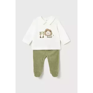 Mayoral Newborn compleu bebe culoarea verde, 2562 imagine