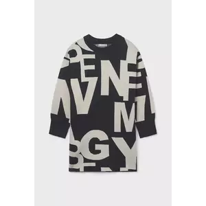 Mayoral rochie fete culoarea negru, midi, drept, 7911 imagine