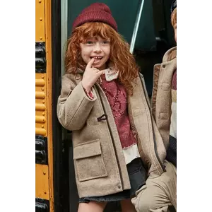 Mayoral palton pentru copii culoare bej 4423 imagine