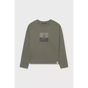 Mayoral longsleeve din bumbac culoarea verde, 7005 imagine