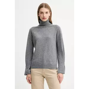 Fracomina pulover de lână culoarea gri, light, cu guler, FR25WT7013K47301 imagine