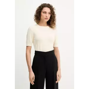 Silvian Heach tricou ATLAM culoarea bej, GPA25040MA imagine