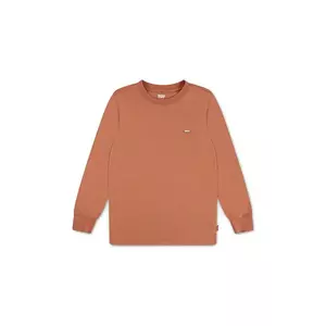 Levi's longsleeve copii LS GRAPHIC TEE SHIRT culoarea portocaliu, uni, 9EC706 imagine