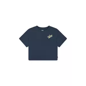 Levi's tricou de bumbac pentru copii BOXY MEET AND GREET culoarea bleumarin, 4EN561 imagine