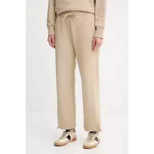 BOSS pantaloni de trening culoarea bej, uni, 50553665 imagine