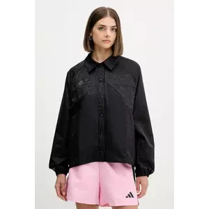 adidas geacă House of Tiro culoarea negru, de tranziție, oversize, JL7647 imagine