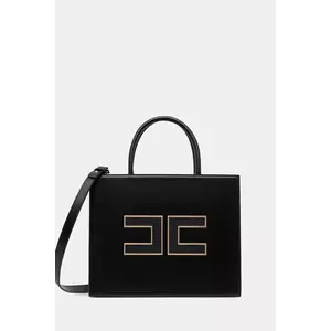 Elisabetta Franchi poșetă culoarea negru, BS32A56E2 imagine