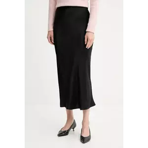 BOSS fustă culoarea negru, maxi, drept, 50541819 imagine