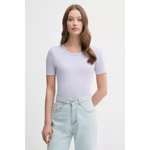 United Colors of Benetton tricou din bumbac culoarea violet, 3GA2E16A0 imagine