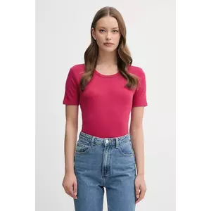 United Colors of Benetton tricou din bumbac culoarea violet, 3GA2E16A0 imagine