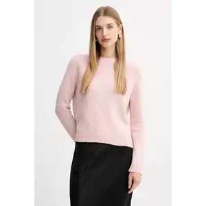 BOSS pulover din amestec de lână culoarea bej, 50478315 imagine