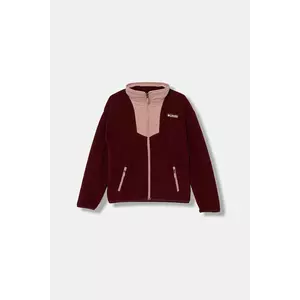 Columbia hanorac polar pentru copii Sequoia Grove culoarea bej, modelator, 2087631 imagine