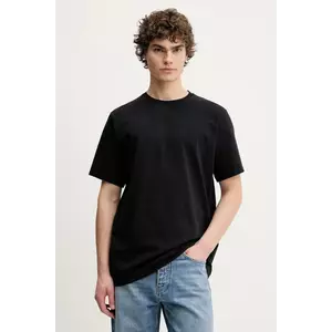 American Vintage tricou din bumbac culoarea negru, neted, MFIZ25BE25 imagine