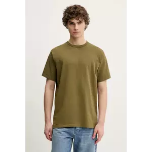 American Vintage tricou din bumbac culoarea verde, uni, MFIZ25BE25 imagine