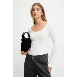 Answear.LAB longsleeve culoarea alb imagine