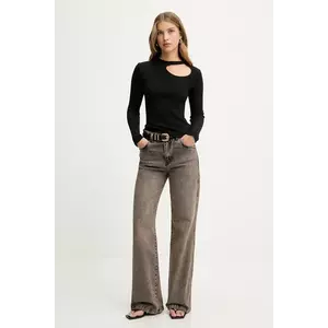 Answear.LAB longsleeve culoarea negru imagine