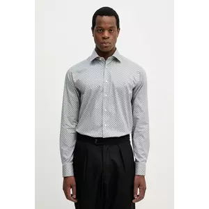 Eton cămașă din bumbac culoarea gri, cu guler clasic, slim, 100013947 imagine