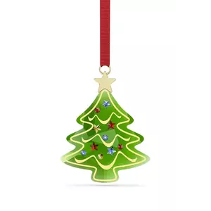 Swarovski pandantiv decor HOLIDAY CHEERS culoarea verde, 5701867 imagine
