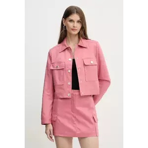 Morgan geacă culoarea roz, de tranzitie, VKITTY imagine