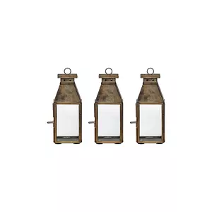 House Doctor felinar HDTilka 17, 5 x 6, 5 cm culoarea bej imagine