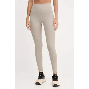 New Balance leggins de antrenament culoarea bej, uni, WP53152ADS imagine