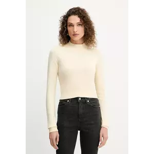 Silvian Heach pulover LOLA culoarea bej, cu turtleneck, GPA25554LU imagine