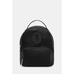 Trussardi ghiozdan de piele culoarea negru, mic, uni, Z658E006087N imagine