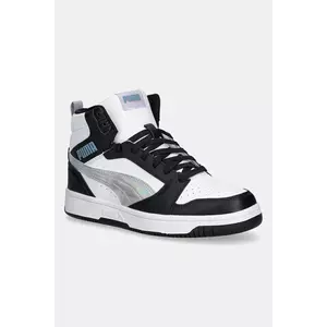 Puma sneakers pentru copii Puma Rebound V6 Mid Space Belle Jr culoarea negru, 402768 imagine