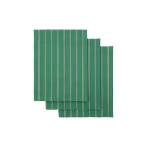 House Doctor set de carpe de bucatarie HDCook 75 x 55 cm 3-pack culoarea verde imagine