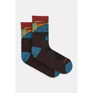 Darn Tough șosete din amestec de lână culoarea maro, 5020 imagine