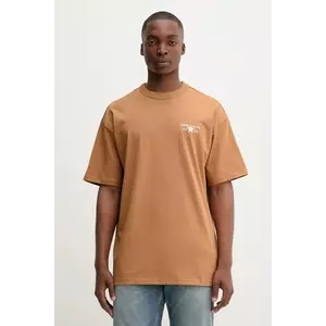 Converse tricou din bumbac culoarea portocaliu, cu imprimeu, 10027997-A04 imagine