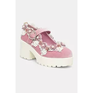 Koi Footwear pumps Tira Pink Mary Janes ‘Fairy Powder Edition’ culoarea roz, cu toc drept, ND106 imagine