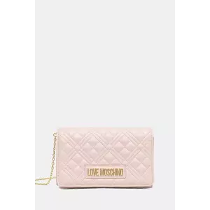 Love Moschino poșetă culoarea roz, JC4079PP1NLA0601 imagine