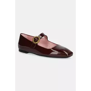 Pretty Ballerinas balerini de piele Camille culoarea bordo, 52659_001 imagine