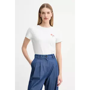 Kenzo tricou din bumbac culoarea turcoaz, FF62TS2564SO imagine