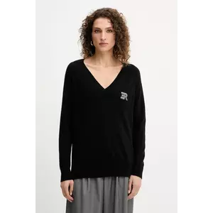 ERMANNO Firenze pulover de lână culoarea negru, light, 57TM055E52 imagine