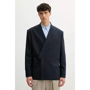 Kenzo geacă de lână culoarea bleumarin, FE65VE1309GE imagine