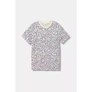 Puma tricou de bumbac pentru copii TWEENERVERSE AOP Tee G culoarea violet, 688500 imagine