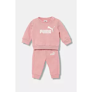 Puma trening bebeluși MINICATS ESS Crew Set FL INF culoarea roz, 686280 imagine